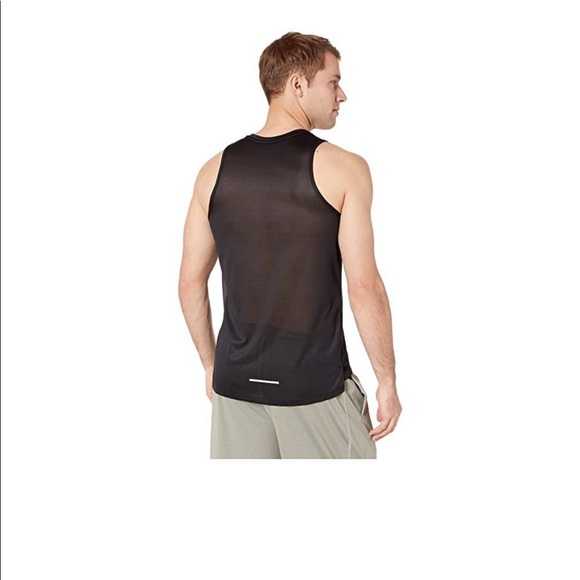 Nike Men's Miler Dri-Fit Tank Top - Black - Picture 2 of 9